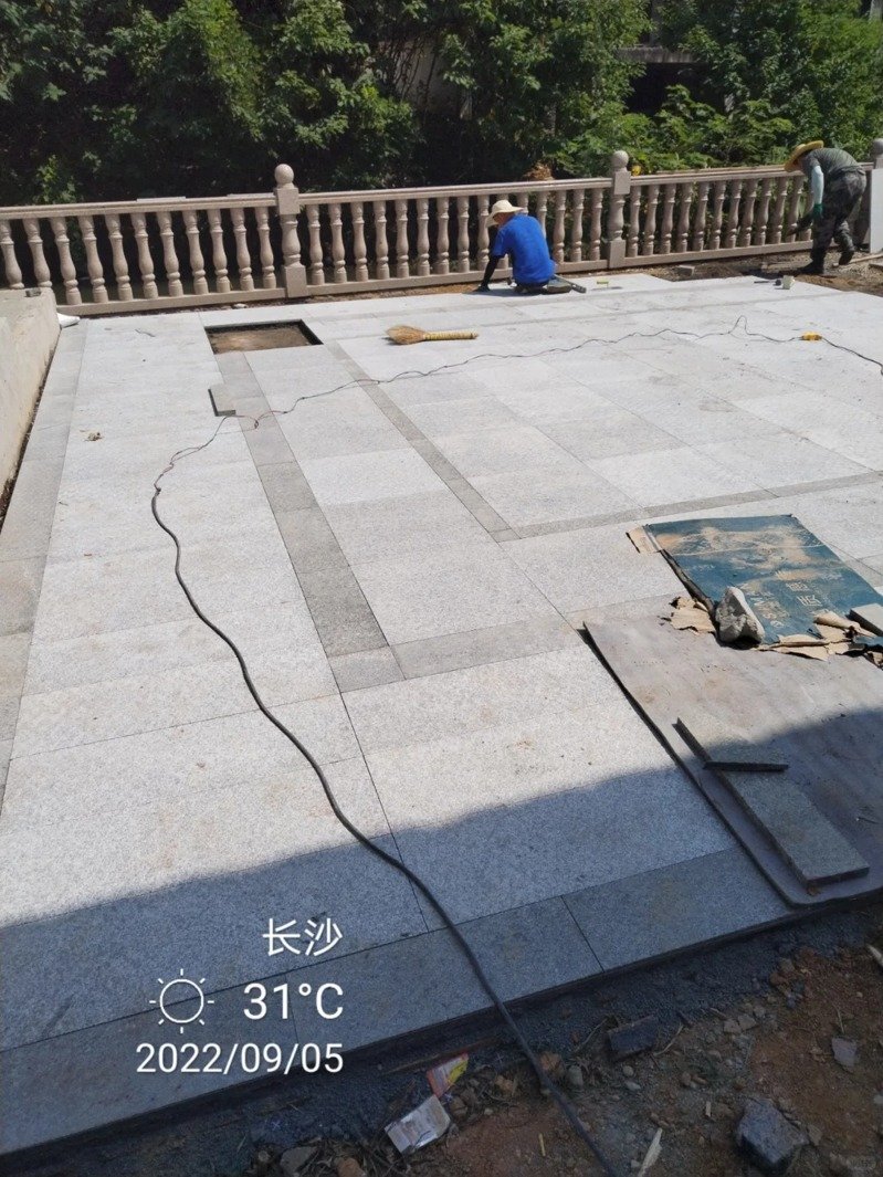 芝麻灰石材鋪貼效果 芝麻灰石材鋪貼效果