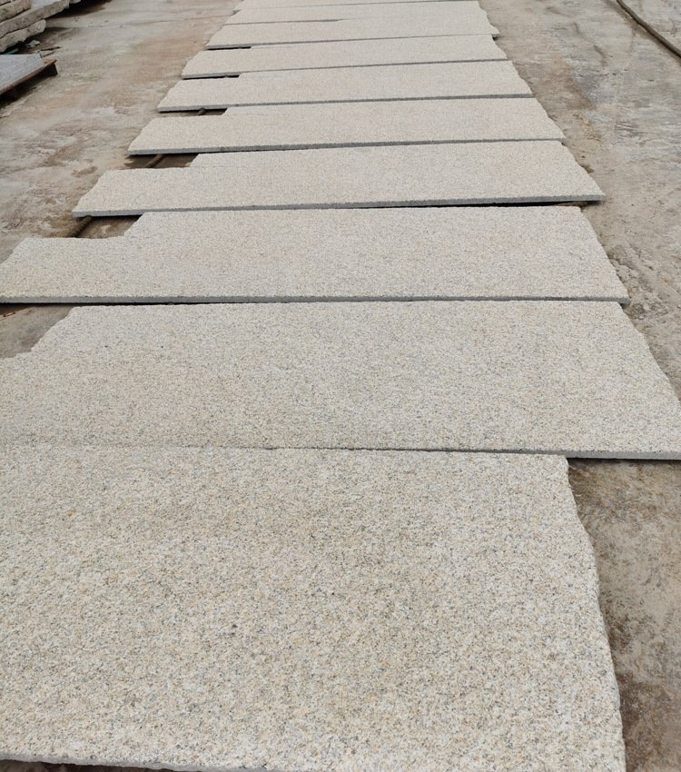 黃銹石荔枝面廣場鋪裝 黃銹石荔枝面廣場鋪裝