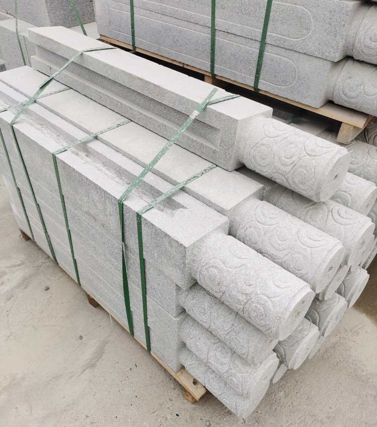 麻石雕花欄桿柱 麻石雕花欄桿柱