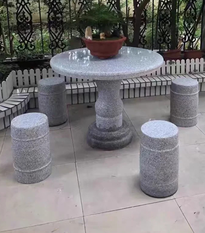 別墅庭院石桌石凳 別墅庭院石桌石凳